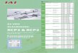 19RCP3 & RCP2 mit zugehörigen Steuerungen PCON und PSEL 24 VDC Schrittmotor Katalogauszug 4. überarbeitete Auflage B D D Komplettes Produktprogramm Hochfunktionaler Elektrischer