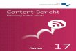 ALM Content-Bericht 2017 - die-medienanstalten.de · Content-Bericht 2017 ISBN 978-3-89158-643-3 15,– EURO (D) Content-Bericht Forschung, Fakten, Trends ... Wie TV-Sender von YouTube