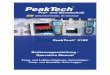 PeakTech - umwelt-electronic.deumwelt-electronic.de/dateien/PeakTech_5180_02_2016.pdf · Temperatur-Eingänge T1/T2 (Typ-K) Messbereich Genauigkeit -200 … 1300°C -200 … - 100°C