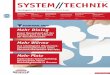 SYSTEM Ausgabe April 2013 November 2008 SYSTEM … · 2017-07-03 · system AEINS der SoftwareCompany AMIC und dem SCHULZ Produktionssteuerungs-system ProControl zusammen. Der Projektleiter