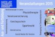 Vereinsmanager C-Lizenz g n i r e Ganztagsschule e Sportrecht · Okt 2015 – Feb 2016 1501 Vereinsmanager C Ausbildung – Komplettlehrgang mit Lizenzerwerb 6-7 03./04.10.15 1502