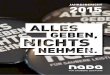 Jahresbericht 2015 - NADA · 2016-09-27 · Jahresbericht 2015. 2 Die Stiftung Nationale Anti Doping Agentur Deutschland (NADA) ist die maßgebliche Instanz für sauberen Sport in