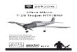 Ultra Micro T-28 Trojan RTF/BNF - Horizon Hobby · T-28 Trojan RTF/BNF RTF Instruction Manual Bedienungsanleitung Manuel d’utilisation Manuale di Istruzioni. 2. 3 Sicherheitshinweise
