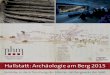 Hallstatt: Archäologie am Berg 2015 · 2015-08-14 · Hallstatt: Archäologie am Berg 2015. Die Stiege und ihre Welt Der Hallstätter Bergbau vor 3000 Jahren war perfekt organisiert