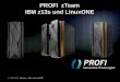 PROFI zTeam IBM z13s und LinuxONE · IBM Wave for z/VM KVM on z Systems v1.1 Hypervisoren und Virtualisierung für z Systems. Aktuell verfügbare Betriebssysteme 15 15.04.2016 Webcast