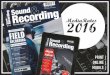PRAXIS-MAGAZIN FÜR MUSIKER MediaRates 2016 · Sound & Recording thus provides a unique advertising portfolio that covers all areas of modern marketing. Anytime. Print. Online. Mobile