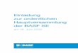 Einladung zur Hauptversammlung 2020 · 2020-05-18 · Einladung zur ordentlichen Hauptversammlung der BASF SE 5 6. Wahl zum Aufsichtsrat Der Aufsichtsratsvorsitzende Dr. Jürgen Hambrecht