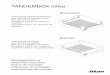 MA 390 1 #SML #APR #V1alcomponentes.com/.../TANDEMBOX_intivo_boxcover_boxcap_2.pdf · 2020-04-01 · 2 BOXCOVER. Zuschnittmaße für Einschubelement / Cutting dimensions for design