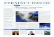 Einwohnergemeinde Zermatt, Burgergemeinde Zermatt, Zermatt ...inside.zermatt.ch/pdf/ZermattInside-2016-6.pdf · 2 | ZERMATT INSIDE Durchschnittlicher Wasserbezug pro Jahr Stellisee