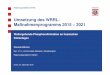 Umsetzung des WRRL- Maßnahmenprogramms 2015 – 2021 · 2020-01-22 · phosphor [t/a] Gewässer Fracht Gesamt-phosphor [t/a] Kläranlagen Anteil kommunaler KA an Gewässer-fracht