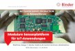Modulare Sensorplattform für IoT-Anwendungen · Modulare Sensorplattform IoT M. Geiger 12 - IntegrationsTechnologien für Autonome Sensorsysteme (10/12 –06/15) ITAS-Demonstrator