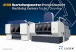 LiCON Bearbeitungszentren Produktübersicht · Alle Gröen sind mit HSK und HSK verfügbar. Twin-spindle machining centers from Licon are used where high demands are placed on performance