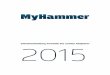 Zwischenmitteilung innerhalb des zweiten Halbjahres · 2 MyHammer Holding AG Zwischenmitteilung innerhalb des zweiten Halbjahres 2015 Auf einen Blick Kennzahlen in TEUR 01.01. - 30.09.2015