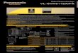 VL-SVN511EX/FX - de.business.panasonic.ch · Video-Türsprechanlage Türstation (Türsprechanlage) 0,3 Megapixel-CMOS VL-V555EX/FX (Aufputzmontage) Türstation (Türsprechanlage)