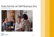 Erste Schritte mit SAP Business One€¦ · Es stehen vier vordefinierte Cockpits zur Verfügung: Verkauf, Einkauf, Finanzen und Lagerverwaltung. Die Berechtigung für die Cockpit-Widgets