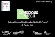 Robo-Advisors und EU Aktionsplan “Sustainable Finance”...Oktober 2018 . Conscious FinTech #6, Hamburg Ablauf . Conscious FinTech #6, Hamburg ... Fintechs sind häufig Start-ups,