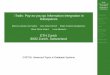 iTrails: Pay-as-you-go Information Integration in ...mpetropo/CSE718-SP08/slides/14b.pdf · Oliver Rene Girard Luras Blunschi ETH Zurich 8092 Zurich, Switzerland CSE718. Advanced