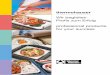 Wir begleiten Profis zum Erfolg professional products for ... · reliable partner for professional bakeries, pastry shops, canteen kitchens, butcheries, catering services and all