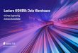 Lecture @DHBW: Data Warehousebuckenhofer/20192DWH/Buckenhofer-… · • csv, json, xml, binary, etc • Transfer data by scp, rfts (reliable file transfer system), ESB (enterprise