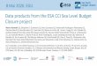 Data products from the ESA CCI Sea Level Budget Closure ...system for the North Atlantic European coastal Zones”) covers the Nordic Seas and entire Arctic Oceans bounded by 65°N-90°N