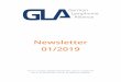 2019-02-25 - GLA Newsletter 01-2019 - test.german …...Mein Präsi-dentenamt werde ich dann turnumsgemäss an Prof Christian Buske übergeben. Vielen Dank für Ihre Unterstützung