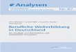 Berufliche Weiterbildung in Deutschland 2018-03-14آ  Berufliche Weiterbildung in Deutschland IW-Analysen