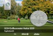 DGV-Golfbarometer Herbst 2019 · DGV-Golfbarometer Herbst 2019 7. Bei der Frage bzgl. Erhebung von Einmalentgelten zeigt sich, dass mittler-weile fast die Hälfte der Befragten (43,0