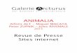ANIMALIA - Galerie Arcturusgaleriearcturus.com/wp-content/uploads/2017/07/2015... · 2019-10-17 · renforce l'énergle la sobnëtë des animaux hiëratlques, etranges, quelquef01s