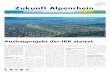 Alpenrheinzeitung Nr. 20 Dezember 2011 · profile der Sohle des Alpenrheins auf der IRR-Strecke zeigen, dass die Sohle in den letzten 40 Jahren insgesamt leicht aufgeschottert wurde,