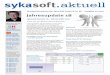 Kundeninformation der Syka-Soft GmbH & Co. KG Ausgabe 01 ...sykasoft.de/zeitung_2017.pdf · Ihr effizientes und flexibles Dokumenten-Management. ablegen und wiederfinden Mit dem sykasoft