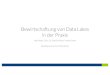 Bewirtschaftung von Data Lakes in der Praxis€¦ · Bewirtschaftung von Data Lakes in der Praxis Hans-Peter Zorn, Dr. Dominik Benz, inovex GmbH data2day Karlsruhe, 05.10.2016