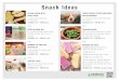 Snack Ideas 2020-04-27آ  TURKEY BREAST SLICES AND WHOLE GRAIN CRACKERS 2 oz. sliced turkey and 4 medium-sized