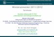Wintersemester 2011/2012: Seminare CS 3702, CS 5840, CS ... Spreadsheet As a Relational Database Engine