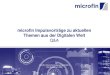 Impulsvorträge von microfin · 2020-05-05 · Übersicht Impulsvorträge zu aktuellen Themen aus der Digitalen Welt 2020 2 Management Beratung für Sourcing Excellence microfin bringt