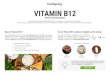 VITAMIN B12 VITAMIN B12 Power fأ¼r deinen Kأ¶rper Was ist Vitamin B12? So viel Vitamin B12 solltest
