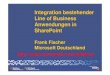 Integration bestehender Line of Business Anwendungen in · PDF file 2018-10-15 · Integration bestehender Line of Business Anwendungen in SharePoint Frank Fischer ... SAP iView Web