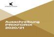 Ausschreibung PRIXFORIX 2020/21 - espazium.s3.eu-central-1 ... · Logos des Architekturbüros/der Firmen als Vektorgra˚ k (.ai, .eps, farbig und s/w) Anmeldeschluss: 31.08.2020 Einsendeschluss