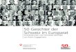 50 Gesichter der Schweiz im Europarat - Europe's Human ... · Friedens in Europa ein . Der Europarat ist eine zwischenstaatliche Organisation und befasst sich vor allem mit dem Schutz