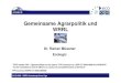 Gemeinsame Agrarpolitik und WRRL regimes due to water abstraction Hydro-morphological modification Soil
