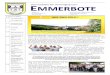 Heimatblatt für Himmighausen EMMERBOTE · 44 Dörfer aus ganz Nordrhein-Westfalen haben sich in diesem Jahr am Landeswettbewerb "Unser Dorf hat Zukunft" beteiligt. 22 Dörfer aus