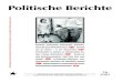Politische BerichtePolitische Berichte Politische Berichte – Zeitschrift für Sozialistische Politik Ausgabe Nr. 26 am 21. Dezember 2001, Jahrgang 22, Preis 2,50 DM 26 2001 P ROLETARIER
