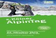 DAS EVENT FÜR 24. Oktober 2015 · Der Alpine Second-Hand-Markt, eine hochwertige Tombola, die Wander- ... Der „Klettersteigpapst“ berichtet mit spannenden Geschichten von seinem