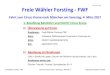 Seite von Freie Wähler Forsting - FWF · Seite 3 von 10 Freie Wähler Forsting – FWF Fahrt zum Circus Krone – Samstag, 4. März 2017 Organisation Günther Tarantik 3. Bahn-Hinfahrt: