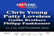 Chris Young Patty Loveless - Gstaad · 2015. 3. 2. · Chris Young Der grösste Erfolg gelang Patty Loveless 1995, als ihr Album «When the Fallen Angels Fly» mit dem CMA-Award als