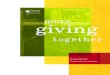 together - Natan · 01 EXECUTIVE SUMMARY Having devoted 15 years to working on behalf of good causes, Ana Gloria Rivas-Vázquez was no newcomer to philanthropy. But after reading
