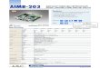AIMB-203 Intel - AMC · 2020. 3. 31. · 1.2 (Optional) 4 x RS-232, 1 x RS-232/422/485, PS/2, WDT, LPT, 8 bit GPIO udio Codec Realtek ALC892 NCT6106D Fintek 81216HD 4 RS-232 COM F