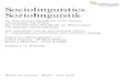 Sociolinguistics Soziolinguistik - · PDF file Volume 1 /1. Teilband Preface V Vorwort XVIII I. The Subject Matter of Sociolinguistics Der Gegenstand der Soziolinguistik 1. Peter Trudgill,