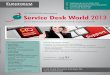 19. EUROFORUM-Jahrestagung Service Desk World …2013/04/16  · 2 Sehr geehrte Damen und Herren, die EuRofoRuM-Jahrestagung Service Desk World geht in die 19. Runde. Wir freuen uns,