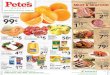 Pete's Fresh Market€¦ · PROTEIN 2/S5 24 OZ. Tastee Cho DINNERS 636 Ct. Rhode s ROLLS 399 12 in. PIZZA 2,'S5 F zzA 3/910 Krinos MIZITHRA Pete's Market Imported FETA CHEESE 1099
