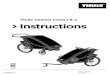 Thule Chariot Cross 1 & 2 Instructions · 2 51100481 - C EN IMPORTANT - KEEP THESE INTRUCTIONS FOR FUTURE REFERENCE. Your child’s safety may be affected if you do not follow these
